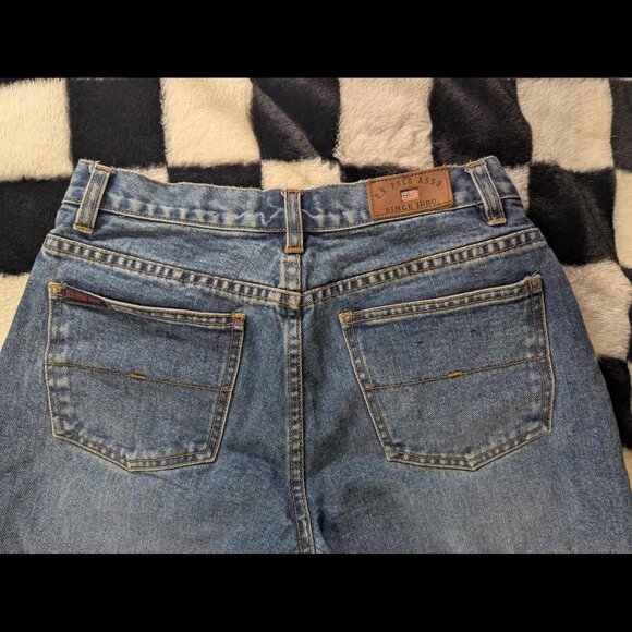 Vintage Y2K U.S. Polo Assn. High Waisted Mom Jeans – Size 9/10 - Picture 3 of 4